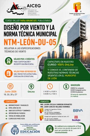 DISEÑO POR VIENTO Y LA NORMA TÉCNICA MUNICIPAL NTM-LEÓN-DU-05