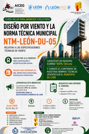 DISEÑO POR VIENTO Y LA NORMA TÉCNICA MUNICIPAL NTM-LEÓN-DU-05